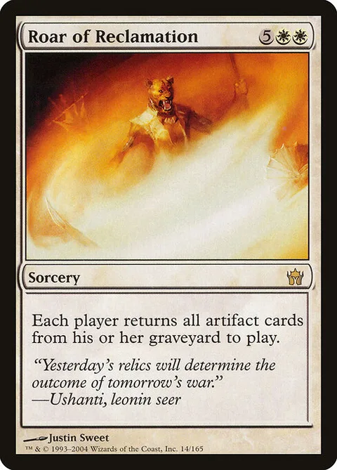 Roar of Reclamation, card 14 from Fifth Dawn