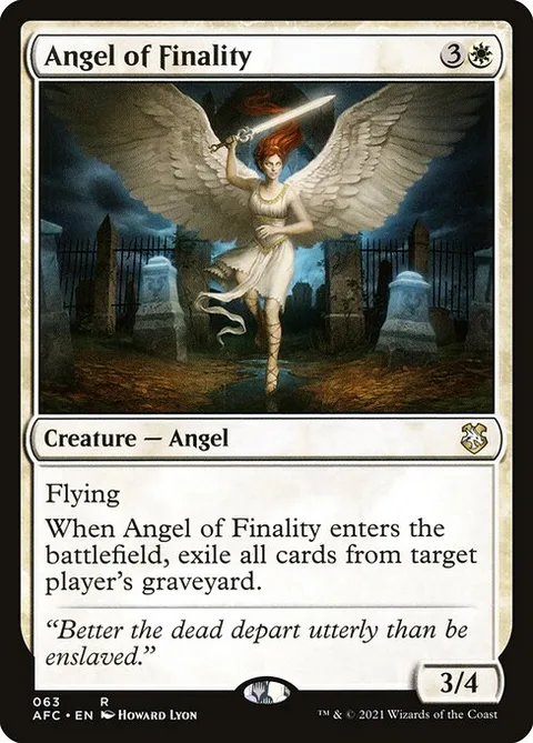 Angel of Finality, carte 63 de Forgotten Realms Commander