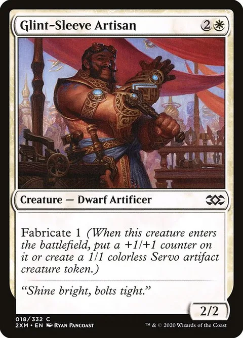Glint-Sleeve Artisan, card 18 from Double Masters