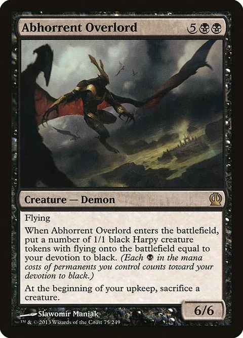 Abhorrent Overlord, carte 75 de Theros