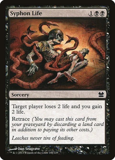 Syphon Life, card 100 from Modern Masters
