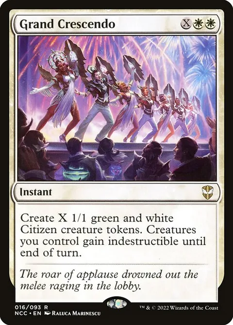 Grand Crescendo, card 16 from New Capenna Commander