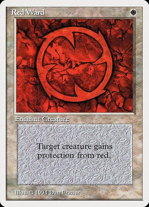 Red Ward, card 33 from Summer Magic / Edgar