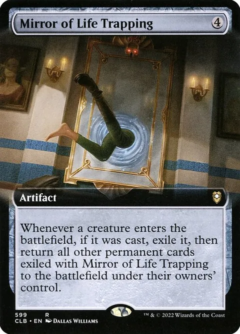 Mirror of Life Trapping, card 599 from Commander Legends: Battle for Baldur's Gate