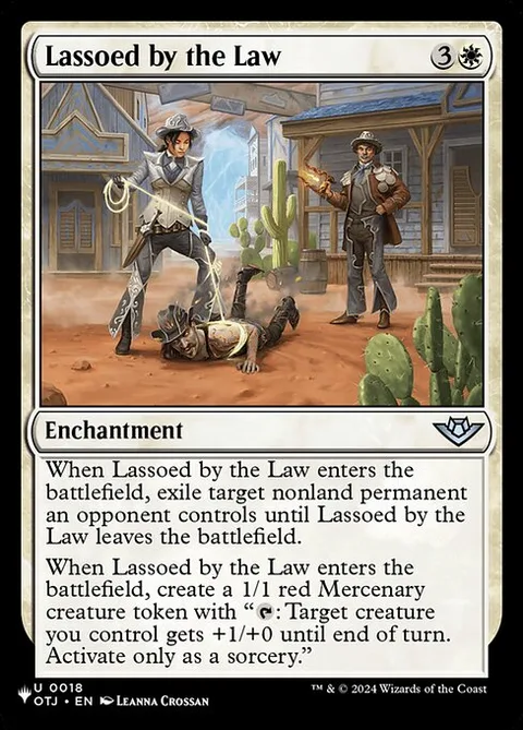 Lassoed by the Law, card OTJ-18 from The List