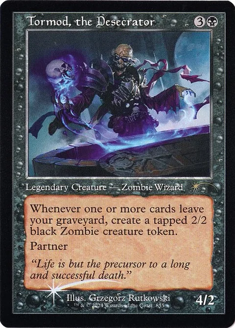 Tormod, the Desecrator, card 855 from Secret Lair Drop