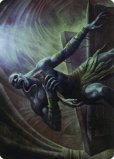 Sepulcher Ghoul // Sepulcher Ghoul, card 18 from Adventures in the Forgotten Realms Art Series