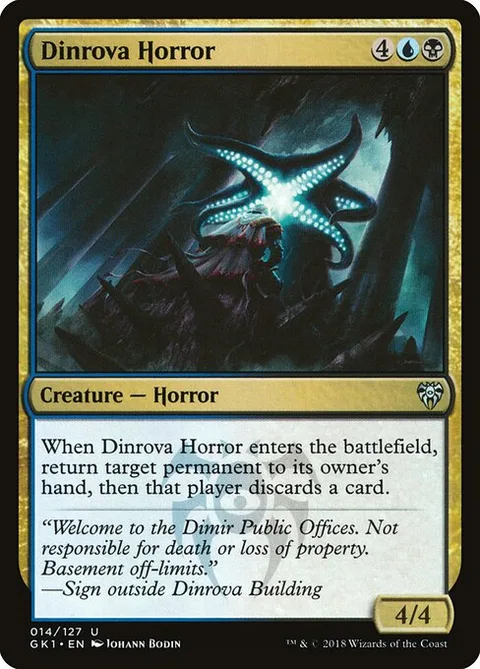 Dinrova Horror, card 14 from GRN Guild Kit