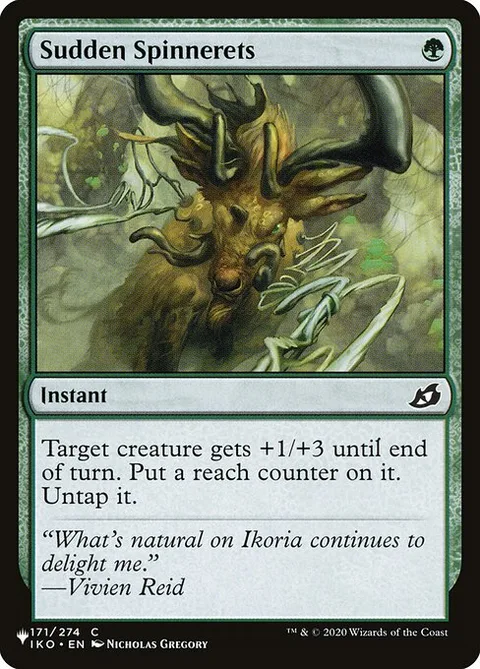 Sudden Spinnerets, card IKO-171 from The List
