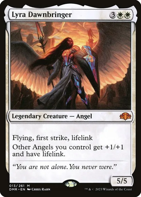 Lyra Dawnbringer, card 13 from Dominaria Remastered