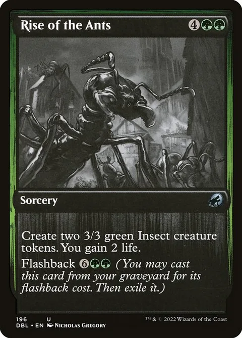 Rise of the Ants, card 196 from Innistrad: Double Feature