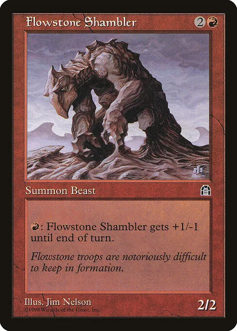 Flowstone Shambler, card 86 from Stronghold