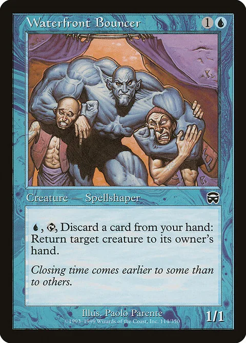 Waterfront Bouncer, card 114 from Mercadian Masques