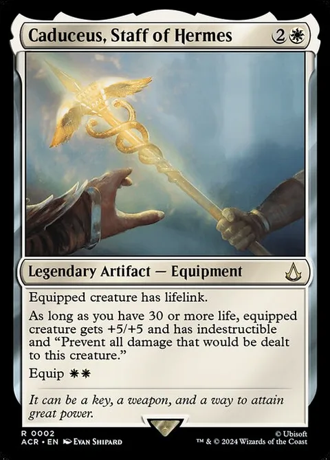 Caduceus, Staff of Hermes, card 2 from Assassin's Creed