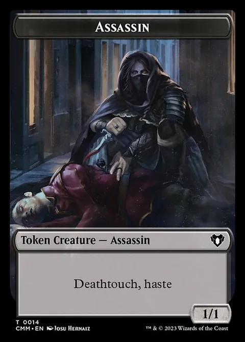 Assassin, card 14 from Commander Masters Tokens