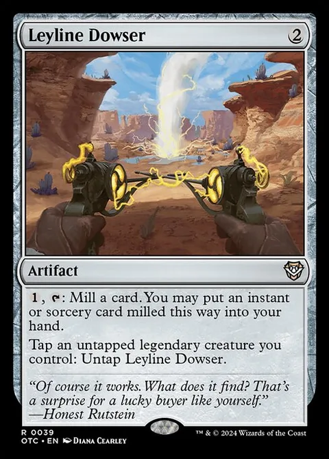 Leyline Dowser, carte 39 de Outlaws of Thunder Junction Commander