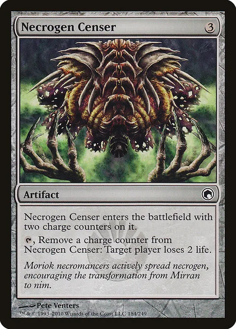 Necrogen Censer, card 184 from Scars of Mirrodin