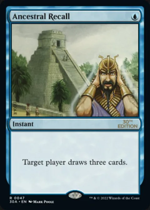 Ancestral Recall, carte 47 de 30th Anniversary Edition