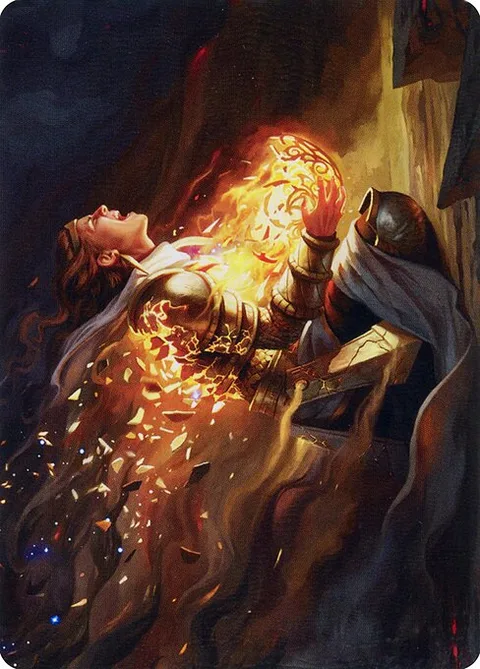 Vanish into Eternity // Vanish into Eternity, card 10 from Phyrexia: All Will Be One Art Series