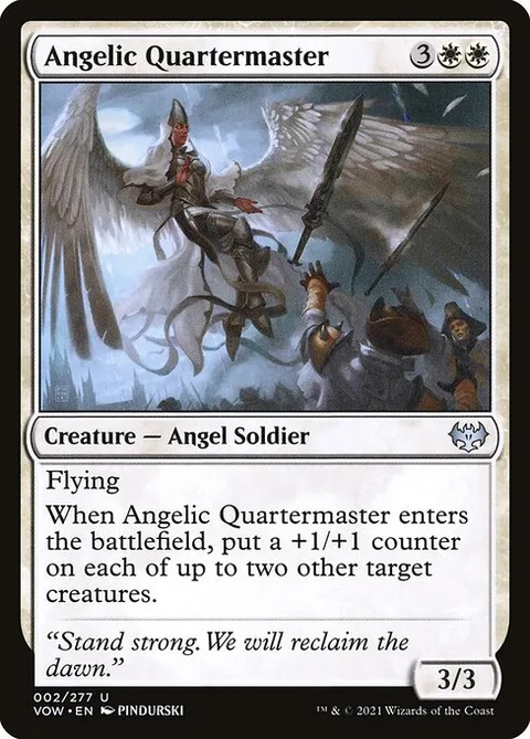 Angelic Quartermaster, carte 2 de Innistrad: Crimson Vow