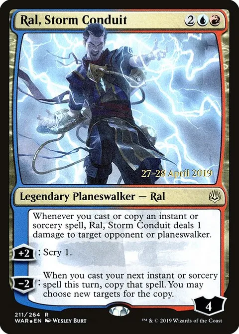 Ral, Storm Conduit, carte 211s de War of the Spark Promos