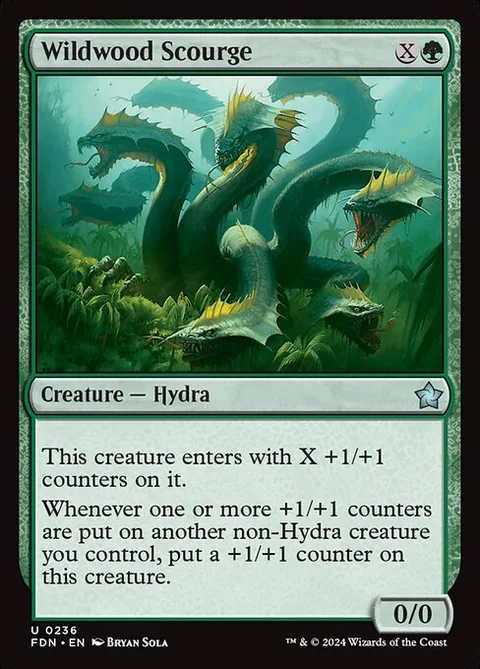 Wildwood Scourge, card 236 from Foundations