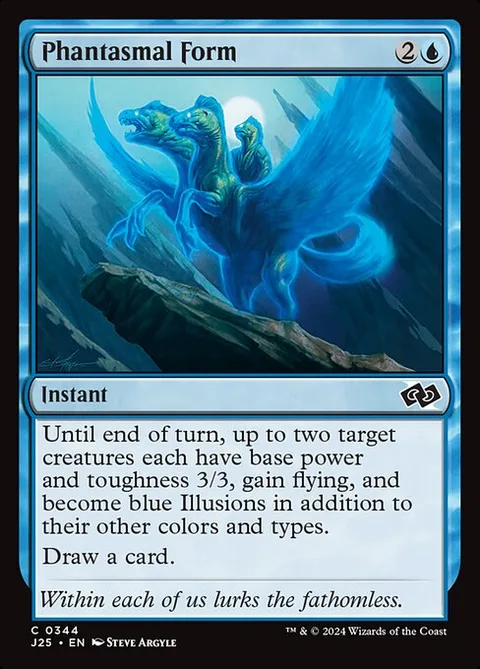 Phantasmal Form, card 344 from Foundations Jumpstart
