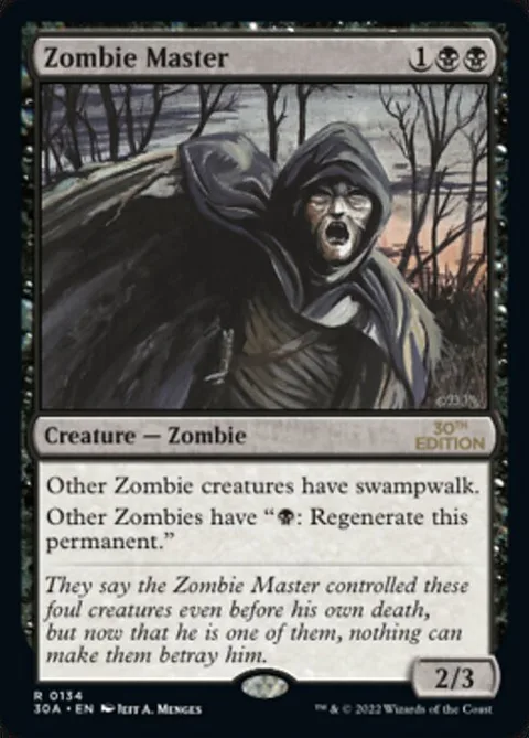 Zombie Master, card 134 from 30th Anniversary Edition