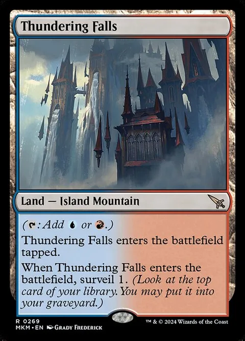 Thundering Falls, card 269 from Murders at Karlov Manor