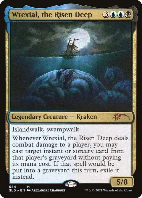 Wrexial, the Risen Deep, card 584 from Secret Lair Drop
