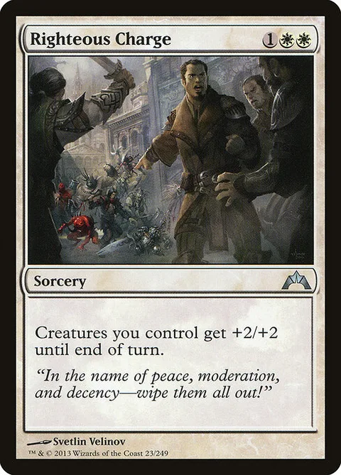 Righteous Charge, card 23 from Gatecrash