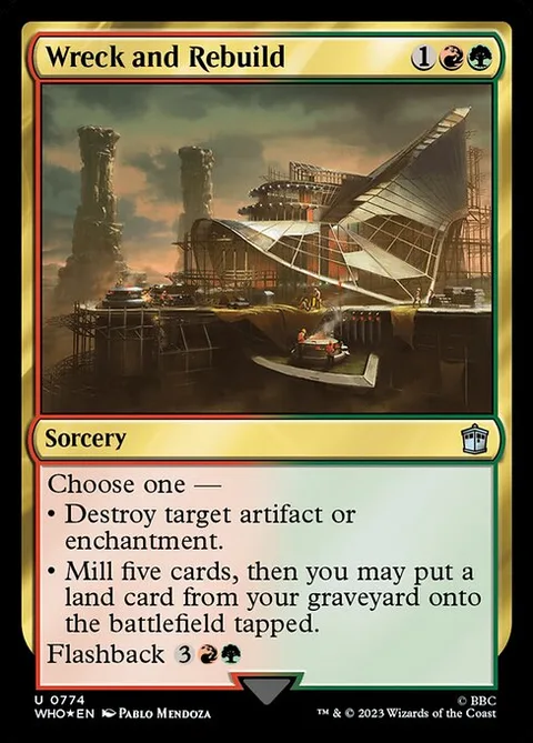 Wreck and Rebuild, card 774 from Doctor Who