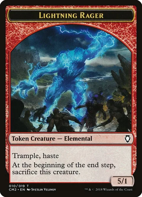 Lightning Rager, carte 10 de Commander Anthology Volume II Tokens