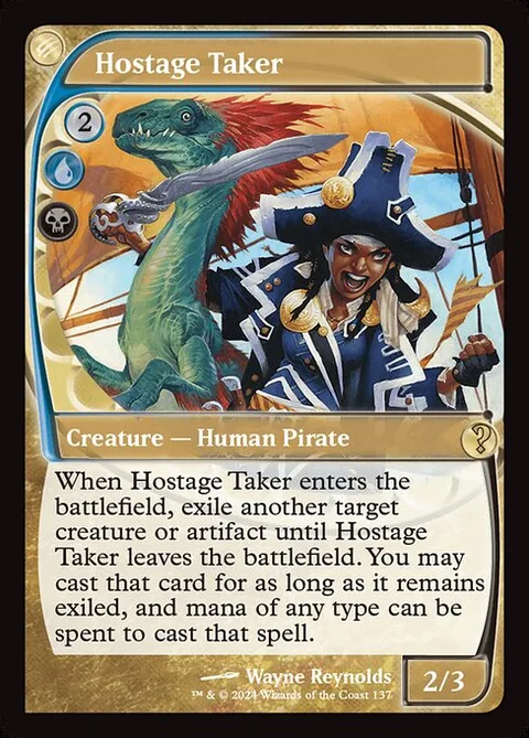 Hostage Taker, card 137 from Mystery Booster 2