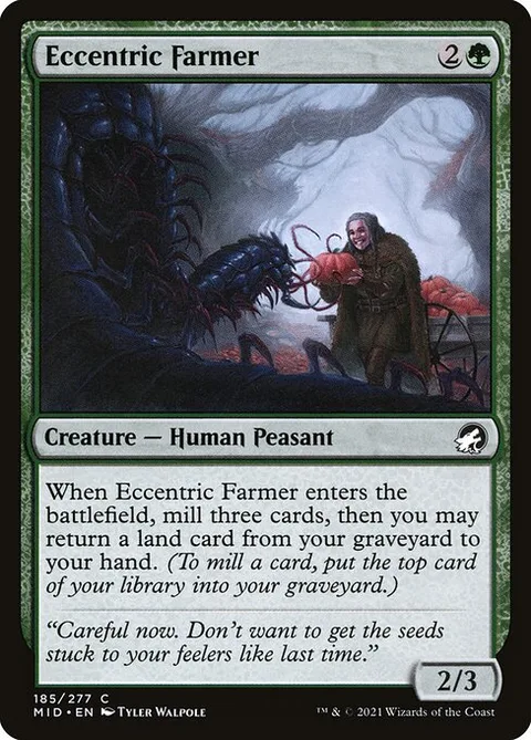 Eccentric Farmer, carte 185 de Innistrad: Midnight Hunt