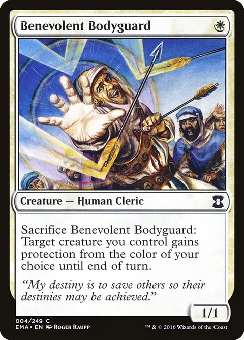 Benevolent Bodyguard, carte 4 de Eternal Masters