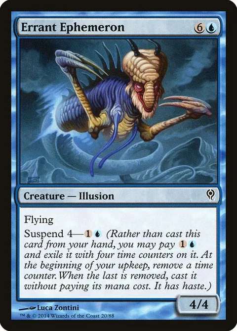 Errant Ephemeron, card 20 from Duel Decks: Jace vs. Vraska