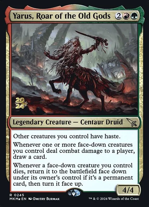 Yarus, Roar of the Old Gods, carte 245s de Murders at Karlov Manor Promos