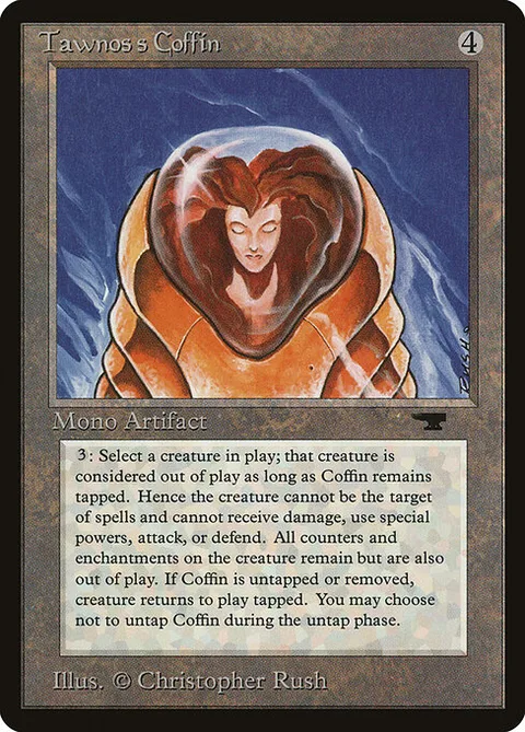 Tawnos's Coffin, card 68 from Antiquities