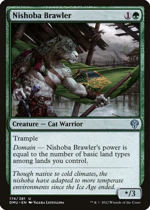Nishoba Brawler, carte 174 de Dominaria United