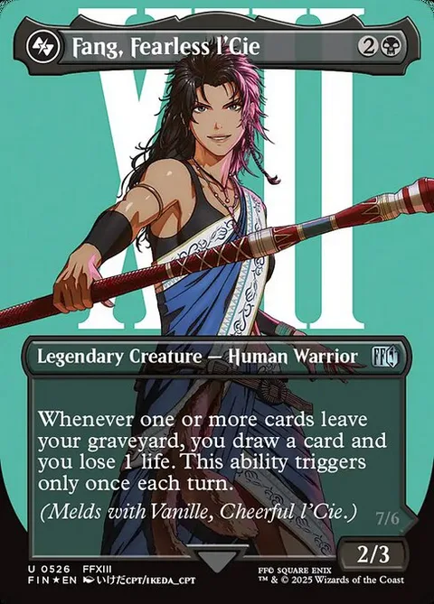 Fang, Fearless l'Cie, card 526 from Final Fantasy