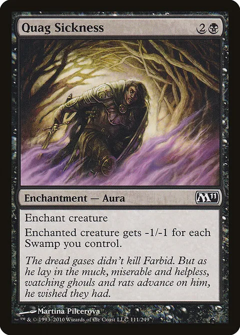 Quag Sickness, carte 111 de Magic 2011
