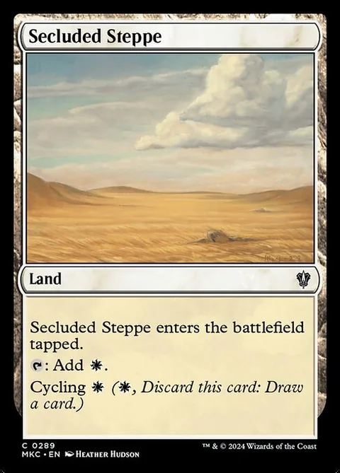 Secluded Steppe, card 289 from Murders at Karlov Manor Commander
