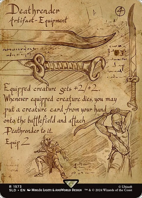 Deathrender, carte 1573 de Secret Lair Drop