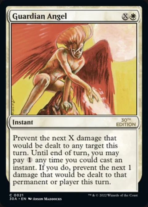 Guardian Angel, card 21 from 30th Anniversary Edition