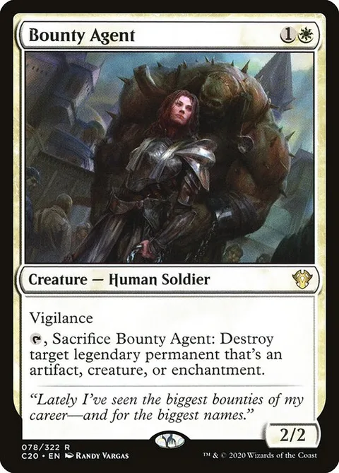 Bounty Agent, card 78 from Commander 2020