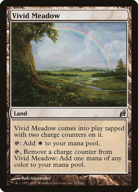 Vivid Meadow, card 279 from Lorwyn