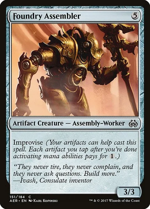 Foundry Assembler, carte 151 de Aether Revolt