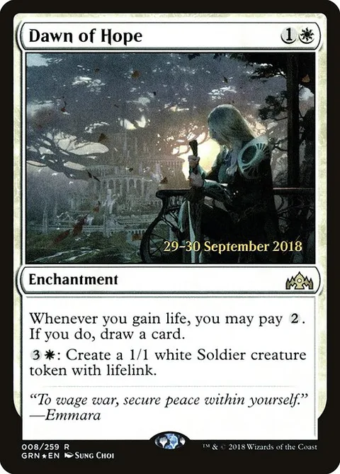 Dawn of Hope, carte 8s de Guilds of Ravnica Promos