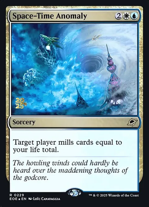 Space-Time Anomaly, card 229s from Edge of Eternities Promos